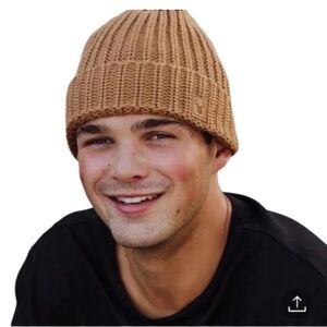 Panache Mens Carmel knit beanie (1)